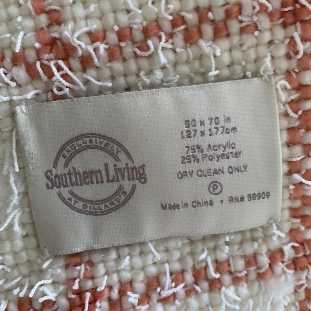 Southern Living Throw Blanket size‎ 50